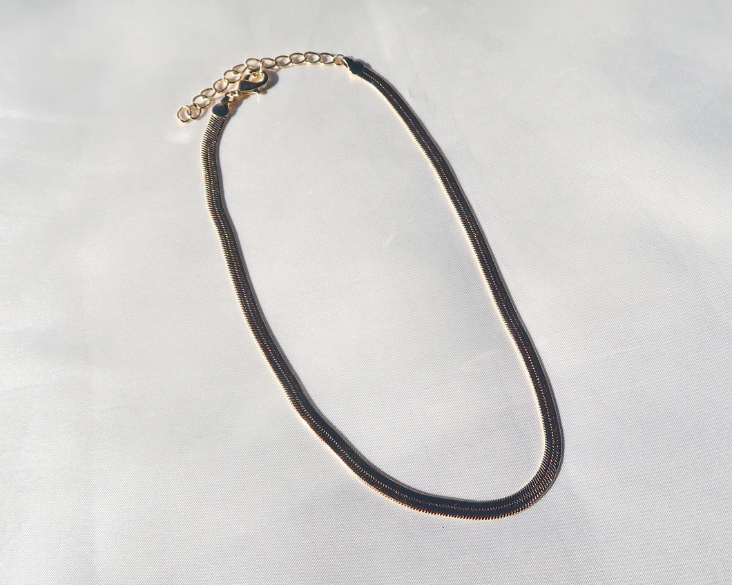 Herringbone Necklace 2.0 (Gold)
