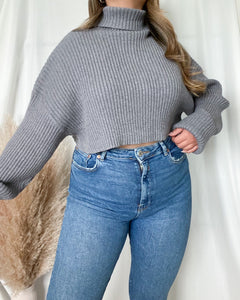 Celeste Knit Sweater (Grey)